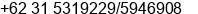 Fax number of Mr. Kelvin K at Surabaya