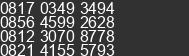 Mobile number of Mrs. Stefanie Winata at Surabaya